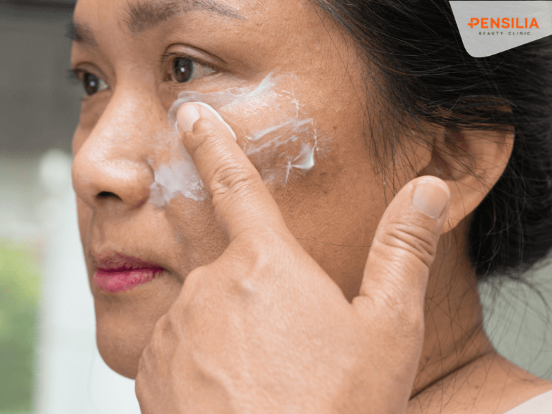 Không sử dụng sản phẩm chứa chất làm trắng mạnh