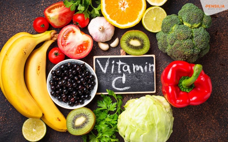 Các thực phẩm giàu vitamin C mà bạn nên bổ sung để bảo vệ da khỏi các gốc tự do.