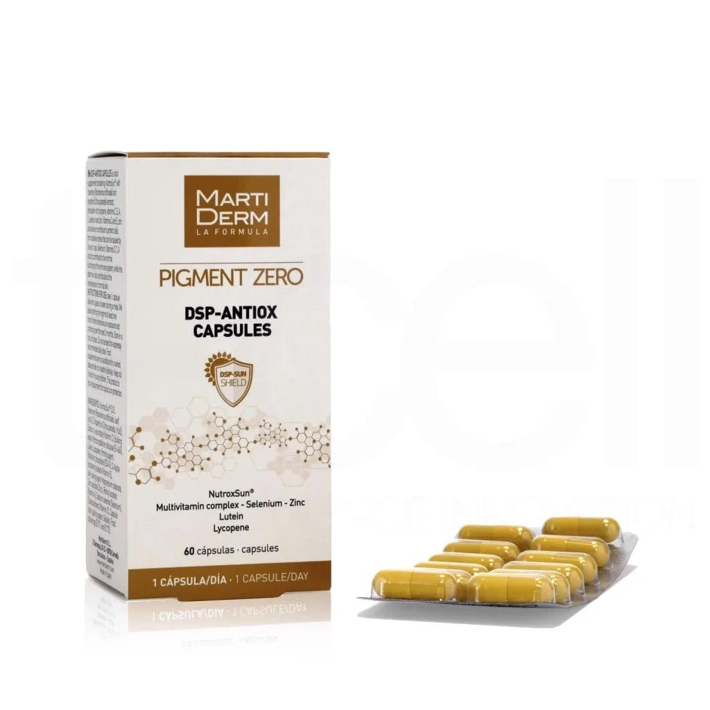 Viên uống chống nắng, làm sáng da - MartiDerm Pigment Zero DSP Antiox Capsules