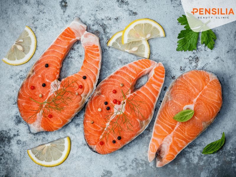 Cá béo mịn màng và giảm nếp nhăn