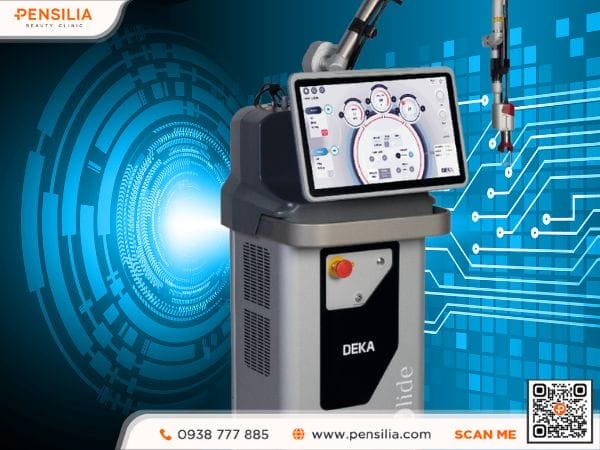 Công nghệ Deka có thể tác động nám hỗn hợp với Laser Co2 và 1540nm